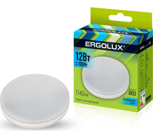 ERGOLUX (13513) LED-GX53-7W-GX53-4K