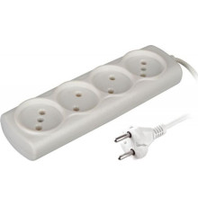 Удлинители электрические VOLSTEN (13913) SI 4 X1.5 (э/уд.модель Р16-009 (1,5 метра, 6А, 1300Вт, ШВВП))