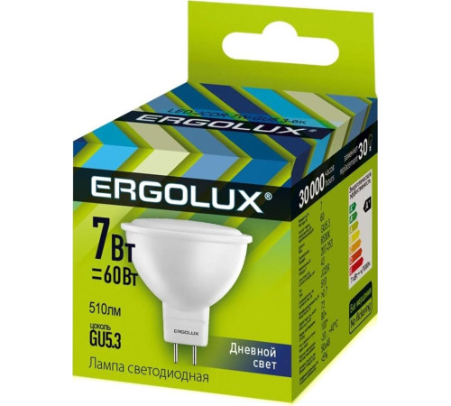 ERGOLUX (12881) LED-JCDR-7W-GU5.3-6K