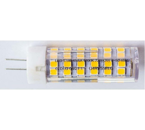 ECOLA G4RV55ELC LED CORN MICRO G4/5,5W/4200K