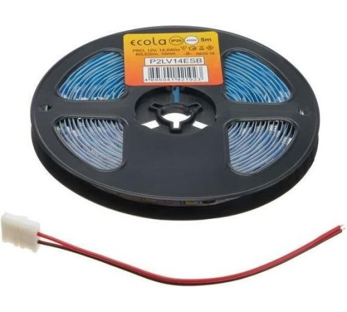 ECOLA P2LV14ESB LED strip PRO 14.4W/60Led/4200K/18Lm/1080Lm 10mm на катушке 5м