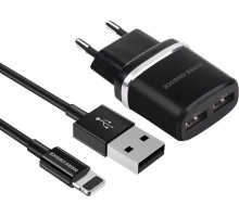 MORE CHOICE (4627151190013) NC22i СЗУ 2USB 2.4A для 8-pin Black