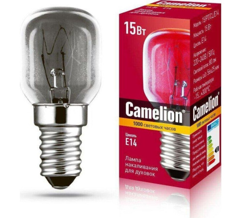 CAMELION (12979) 15/PT/CL/E14 - для духовок