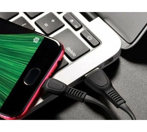 HOCO (6931474711670) X40 USB (m)-microUSB (m) 1.0м - черный