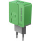 MORE CHOICE (4627151191904) NC46i 2USB 2.4A для 8-pin - 1м Green
