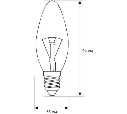 CAMELION (8975) 40/B/CL/E27