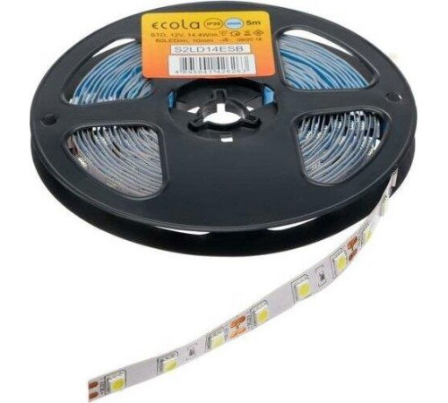 ECOLA S2LD14ESB LED strip STD 14.4W/m 12V IP20 10mm 60Led/m 6000K 5м
