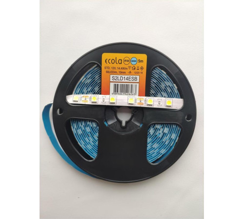 ECOLA S2LD14ESB LED strip STD 14.4W/m 12V IP20 10mm 60Led/m 6000K 5м