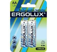 ERGOLUX (12975) AA-1500MAH NI-MH BL-2 (NHAA1500BL2, аккумулятор,1.2В)