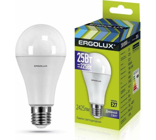 ERGOLUX (14228) LED-A65-25W-E27-6K