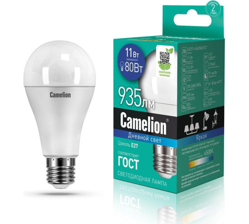 CAMELION (12651) LED11-A60/865/E27