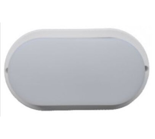 СВЕТИЛЬНИКИ НАКЛАДНЫЕ ECOLA DPLD12ELC LED ДПП светильник Овал накладной IP65 матовый белый 12W 220V 6500K 160X90X45