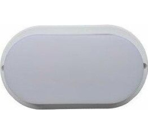 СВЕТИЛЬНИКИ НАКЛАДНЫЕ ECOLA DPLD12ELC LED ДПП светильник Овал накладной IP65 матовый белый 12W 220V 6500K 160X90X45