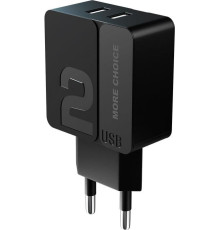 MORE CHOICE (4627151191751) NC46a 2USB 2.4A для Type-C 1м Black