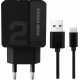 MORE CHOICE (4627151191751) NC46a 2USB 2.4A для Type-C 1м Black