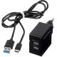 MORE CHOICE (4627151191751) NC46a 2USB 2.4A для Type-C 1м Black
