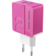 MORE CHOICE (4627151191775) NC46a 2USB 2.4A для Type-C 1м Pink