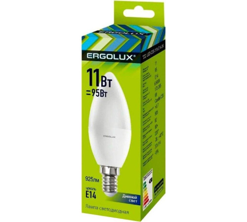 ERGOLUX (13620) LED-C35-11W-E14-6K