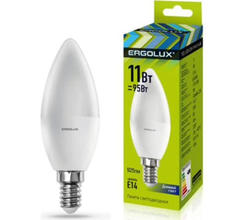 ERGOLUX (13620) LED-C35-11W-E14-6K