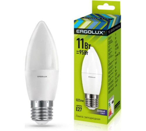 ERGOLUX (13623) LED-C35-11W-E27-6K