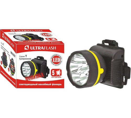 ULTRAFLASH (11781) 909LED5 черный