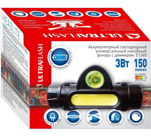 ULTRAFLASH (14268) E1340 черный