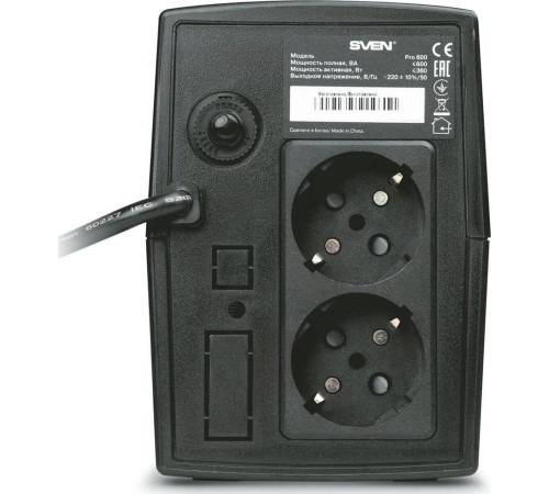Источник бесперебойного питания SVEN PRO 600