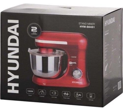 HYUNDAI HYM-S6451 1300Вт красный