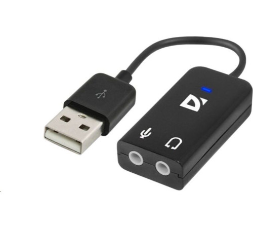 DEFENDER (63002) Внешняя USB звуковая карта AUDIO USB
