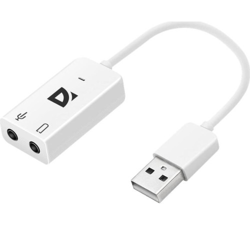 DEFENDER (63002) Внешняя USB звуковая карта AUDIO USB