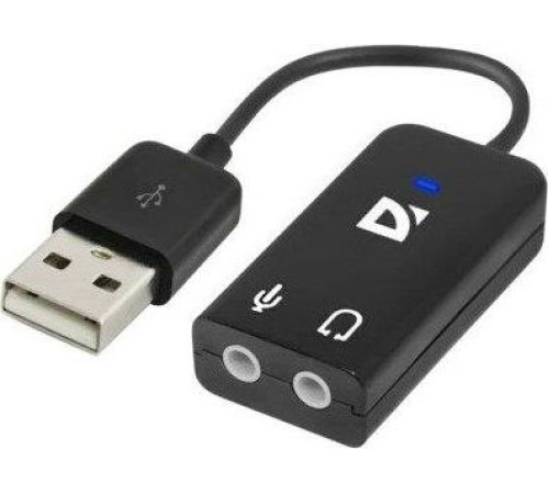 DEFENDER (63002) Внешняя USB звуковая карта AUDIO USB