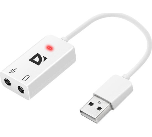 DEFENDER (63002) Внешняя USB звуковая карта AUDIO USB
