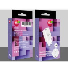 AKSBERRY (6900203240019) T38 2 USB 2.4A + Type-C белый