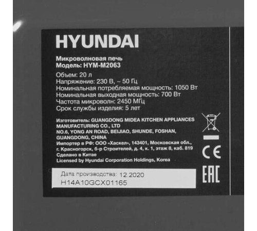 HYUNDAI HYM-M2063 20л