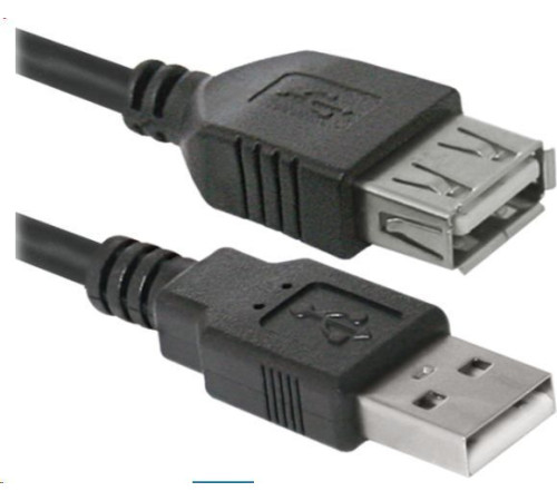 DEFENDER (87454) USB02-17 USB2.0 AM-AF, 5.0м