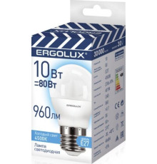 ERGOLUX (14546) LED-G45-10W-E27-4K