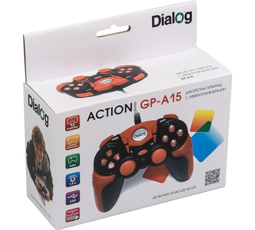 DIALOG GP-A15 черно-красный