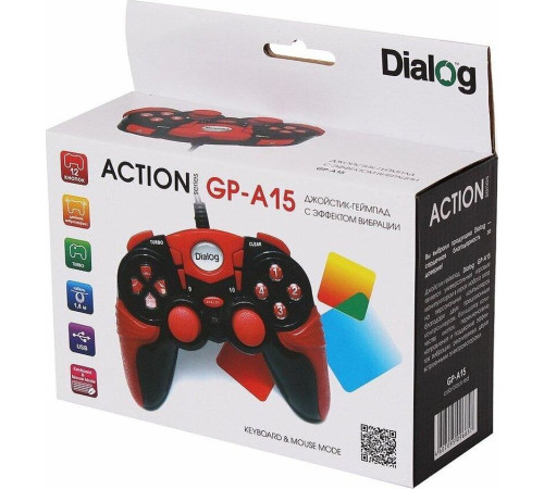 DIALOG GP-A15 черно-красный