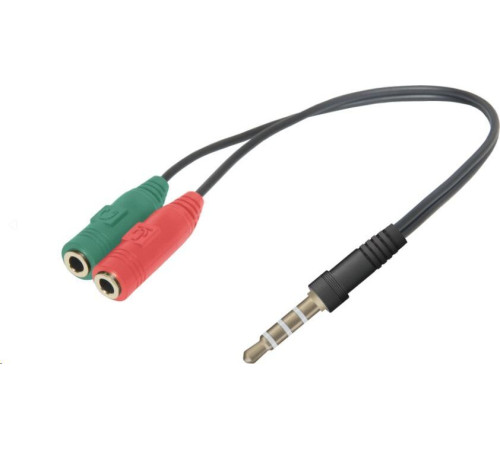 DEFENDER (63012) HEADSET JACK 2*3.5JACK-3.5 4PIN JACK 0,15м