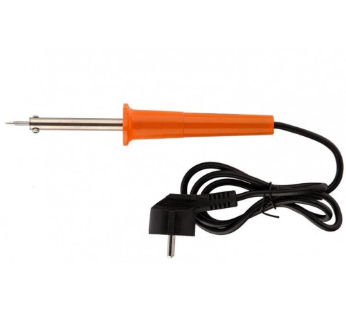 SPARTA Набор для пайки, 5 предметов: паяльник 30 Вт, подставка, жало, паста, припой 913113