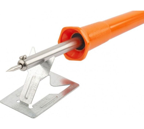 SPARTA Набор для пайки, 5 предметов: паяльник 30 Вт, подставка, жало, паста, припой 913113