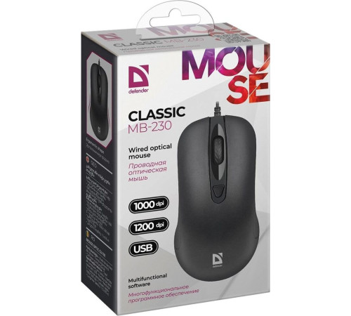 DEFENDER (52231) CLASSIC MB-230 (4 кнопки)