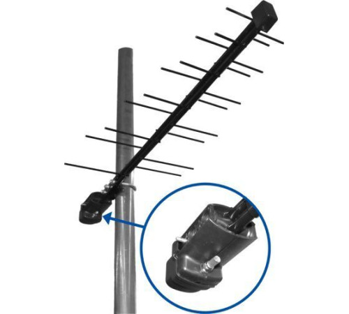 ДЕЛЬТА Н111А.02F 12V б/к (активная, DVB-T2, 27,5 дБ, пакет)
