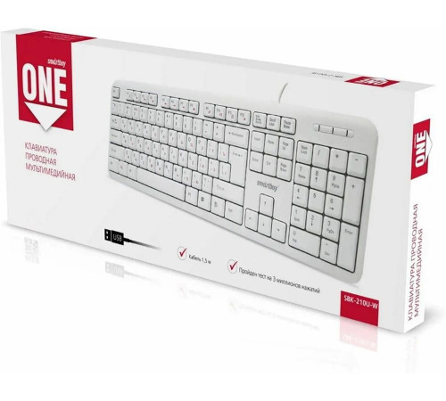 SMARTBUY (SBK-210U-W) ONE 210 USB белая