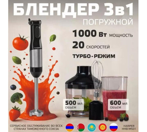 HARPER HHB-MS01 черный