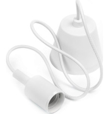 подвес SMARTBUY (SBE-CLHE27s-w) подвес с патроном e27, 1 м, белый