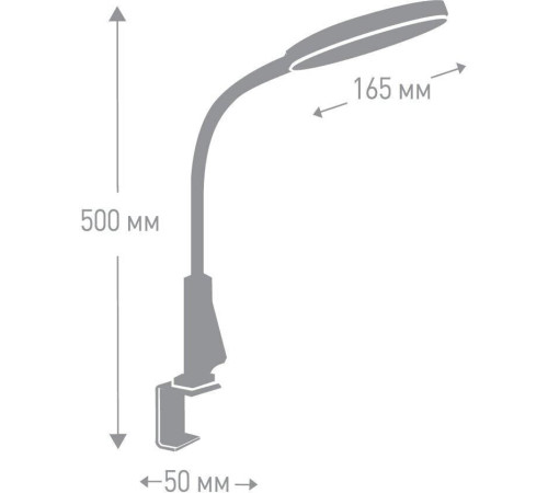 CAMELION (13884) KD-837 C01 7 Вт белый