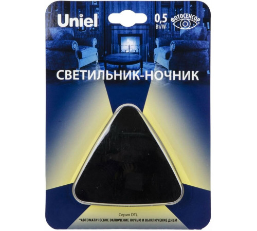 ЭЛЕКТРИКА UNIEL (UL-00007224) DTL-320 Треугольник/Black/Sensor