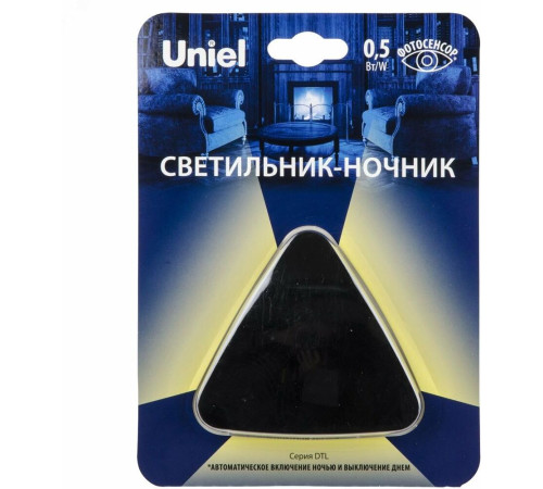 ЭЛЕКТРИКА UNIEL (UL-00007224) DTL-320 Треугольник/Black/Sensor