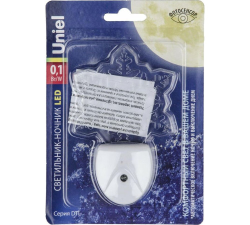 ЭЛЕКТРИКА UNIEL (UL-00007052) DTL-315 Цветок/White/Sensor